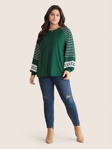 zara skafanderi zenski: 6XL (EU 52), Prugasti, bоја - Zelena — 3