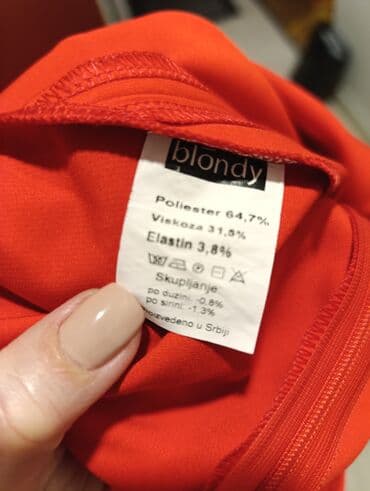amisu srbija: S (EU 36), bоја - Crvena, Večernji, maturski, Drugi tip rukava — 5