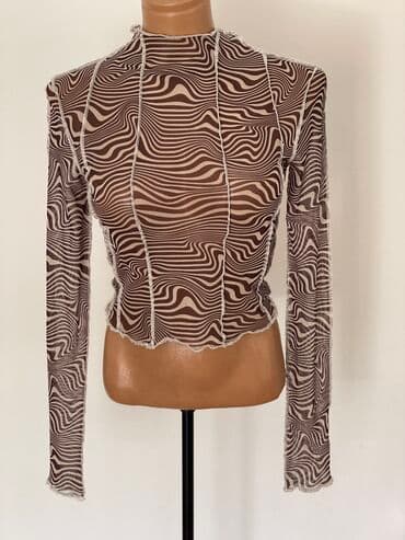 bluza s: H&M, S (EU 36), Leopard, krokodil, zebra, bоја - Šareno — 1