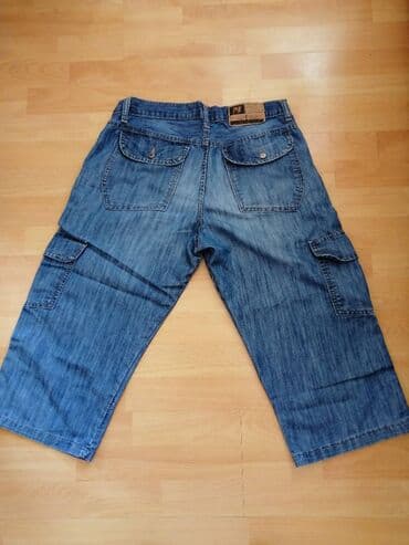 trake za kosu h m: Kratke pantalone texas vel M. Obim struka 76 cm, obim bokova 116 cm — 6
