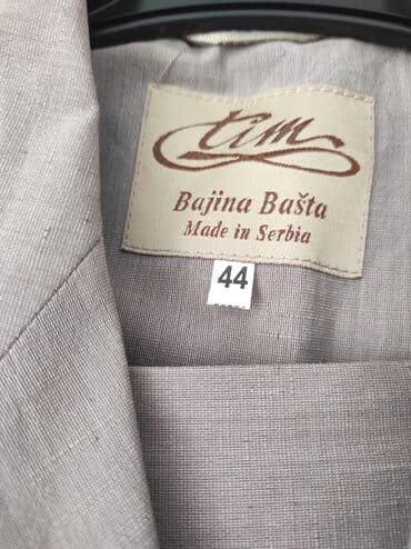 Kostimi: 2XL (EU 44), Pamuk, Jednobojni, bоја - Siva — 8