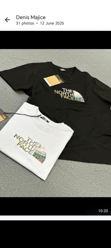 spanski brend obuce: Majica na kratke rukave, XL (EU 54), The North Face, bоја - Crna, Pamuk — 1