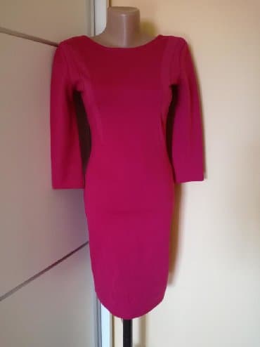 Haljine: A-Dress S (EU 36), bоја - Roze, Dugih rukava — 6