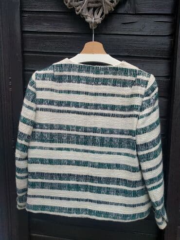 zara bluze i tunike: Zara, L (EU 40), Pamuk, Prugasti — 3