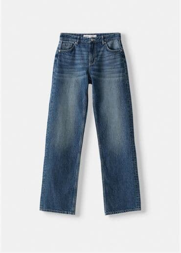 teksas kosulje zenske: Bershka straight high waist farmerke
Vel 38 — 5
