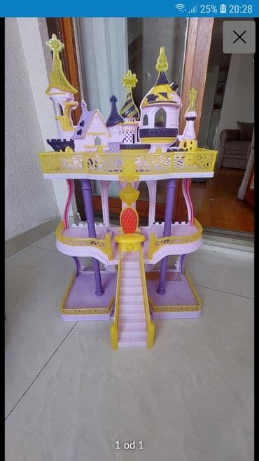 bermude 100: Moj mali poni 86×48cm dvorac Kanterlot gala prijem My little pony Žuto — 1