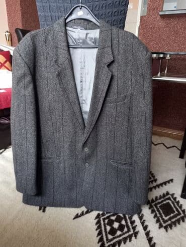 odelo deda mraza novi sad: Sako, 2XL (EU 56), bоја - Siva, Vuna — 1