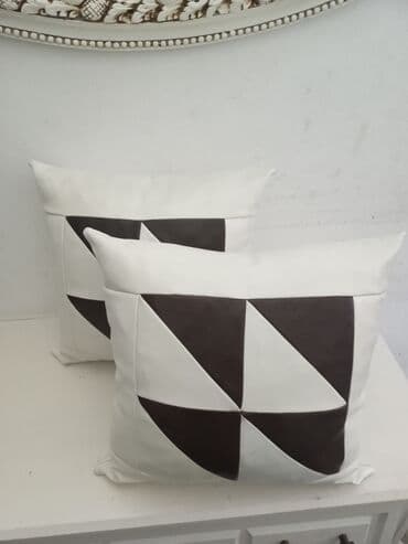 Pillows: Throw pillow, Sponge, 40x40, color - Beige — 2