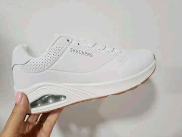 Patike: Skechers, bоја - Bela — 4