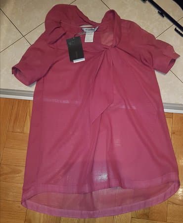 kosulja sa masnom: Max Mara, S (EU 36), Jednobojni, bоја - Bordo — 4