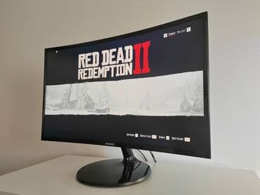 Monitori: Samsung zakrivljeni monitor 27"   Prodajem monitor Samsung, 27" FHD — 15