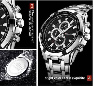 casio zenski satovi: Klasični sat, Curren, Muški — 7