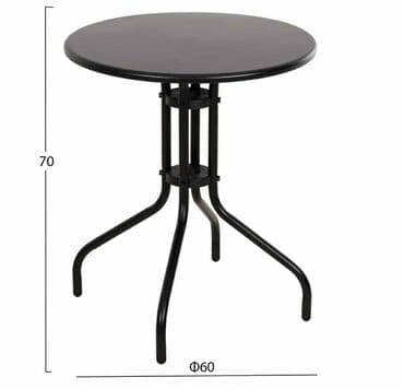lidl sto i stolice za decu: Baštenski set Sto - metalna konstrukcija Prečnik 60cm -Dimenzije — 4