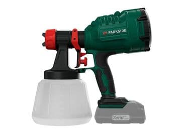 lidl kompresor: Aku pistolj kompresor za farbanje 20v parkside novo 3 god garancija — 4