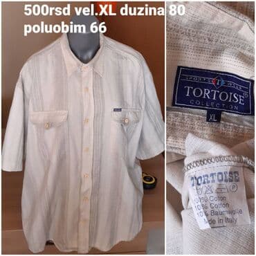bermude teksas kratke: Muska kosulja Tortoise kao nova — 1