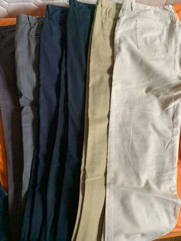 Pantalone: 6 pari muskih pantalona 1 par farmerki+ 2 kosulje malo noseno,zbog