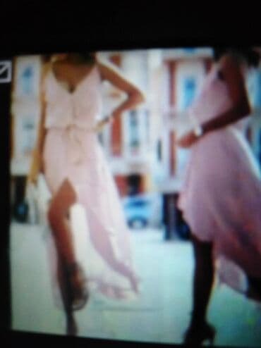 Haljine: Moda One size, bоја - Roze, Na bretele — 1
