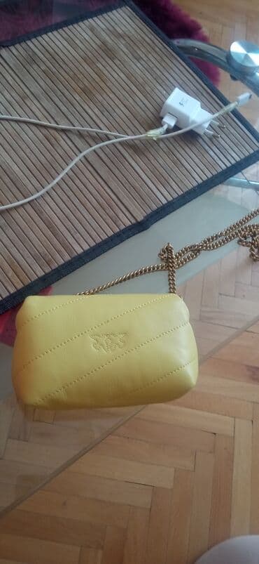 Aksesoari: Elegantna torbica, Pinko, Materijal: Koža — 1
