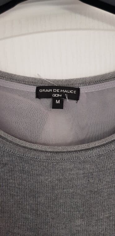 bluza velucine m: M (EU 38), bоја - Siva — 2