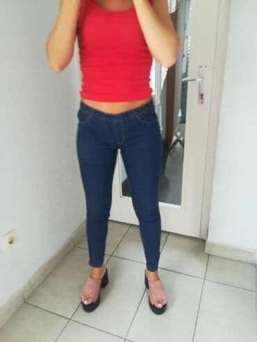farmerice s: Farmerice model kao helanke extra mekan udoban prijatan teksas sa — 1