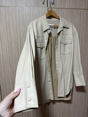 h m sljokicaste haljine: Zara, M (EU 38), Poliester, Jednobojni, bоја - Bež — 1