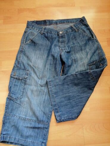 trake za kosu h m: Kratke pantalone texas vel M. Obim struka 76 cm, obim bokova 116 cm — 3