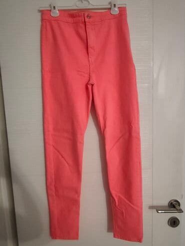 Pantalone: L (EU 40), Visok struk, Ravne nogavice — 1
