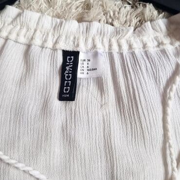 kućni ogrtač h m: H&M, Jednobojni, bоја - Bela — 2