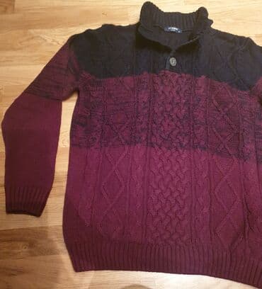 velicina s m: Waikiki dzemper teget bordo boje muski, za muskarce koji nose M — 2
