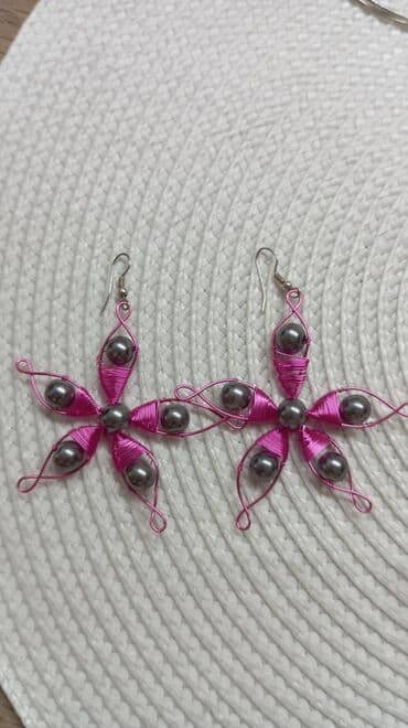golden rose ulje za usne: Set minđuša, Handmade — 3