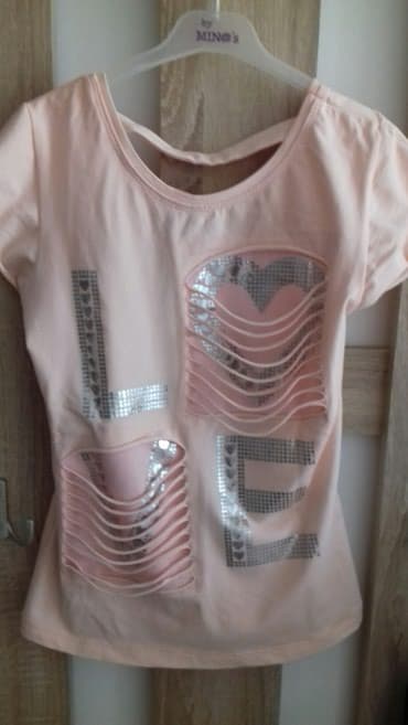 pepco nova varos: Round neck, Short sleeve, 128-134 — 2