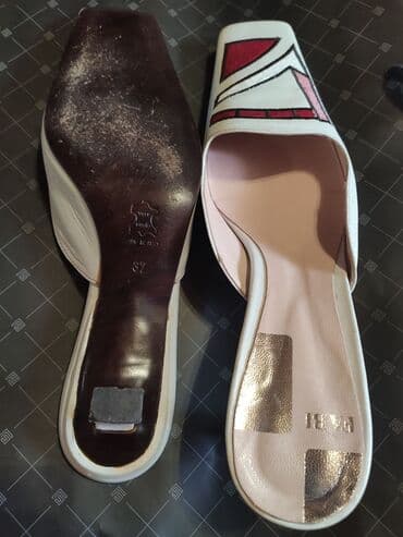 nike papuce bele: Modne papuče, 37.5 — 3
