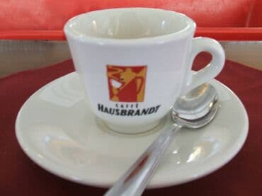 posuđe metalac: Profi šolje hausbrandt za kapućino i espresso vrhunske debeli — 4
