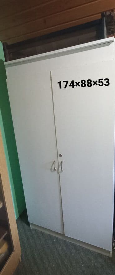deciji ormari za devojcice: Dvokrilni ormar bele boje, dimenzija 160x119x52.5 cm. Idealan je za — 2