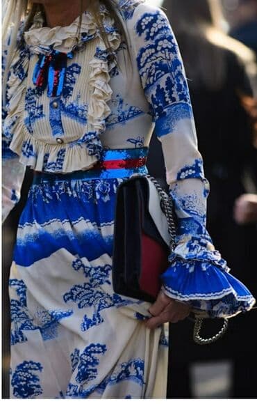 tiffany bela haljina: Gucci S (EU 36), bоја - Bela, Večernji, maturski, Dugih rukava — 2
