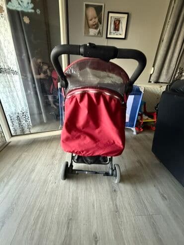 Sve za decu: Chicco kišobran kolica u crvenoj boji. Kolica imaju podesivi naslon — 4