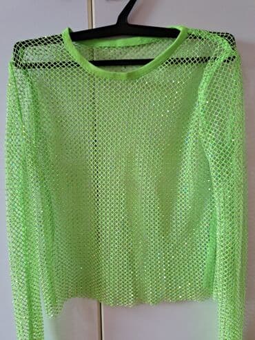 midi haljine h m: One size, Vez, Jednobojni, bоја - Zelena — 12