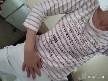 zara nis: S (EU 36), Pamuk, Prugasti, bоја - Bela — 4