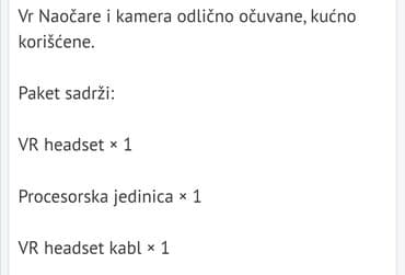 Video igre i konzole: Sony PlayStation.VR, korišćeno malo, u odličnom stanju. Preuzimanje — 4