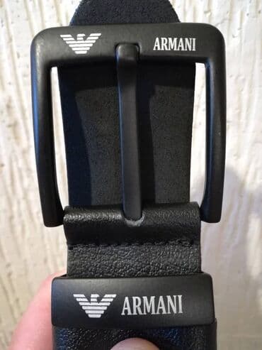 Kaiševi: Muški, Emporio Armani, Materijal: Koža — 2