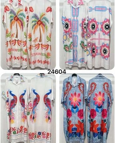 satovi sa koznom narukvicom: One size, bоја - Šareno, Oversize, Kratkih rukava — 3
