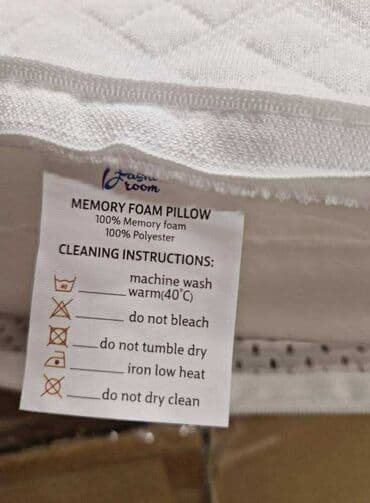 Pillows: Memory foam — 3