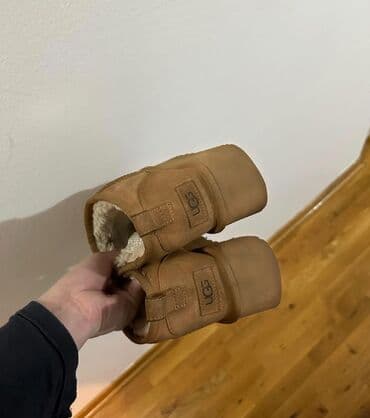 turska kozna obuca: Ugg mini čizme, bоја - Braon, 40 — 2