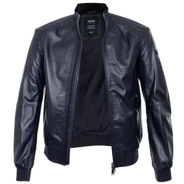 kožne haljine: Armani Jeans-Muska kozna Slim Fit jakna-Odlicnau S, M. l velicinama — 5