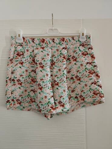 vunene pantalone: L (EU 40), Poliester, bоја - Šareno, Cvetni — 1