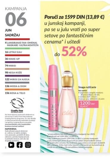 sophie's choice olovka za obrve: Avon Exxxtravert maskara za volumen trepavica pruža trenutni efekat i — 37