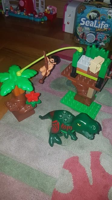 jeftine lego kocke: Lego duplo set 5597 .na zadnjoj slici su tri seta i 5596. dinosaurus — 4