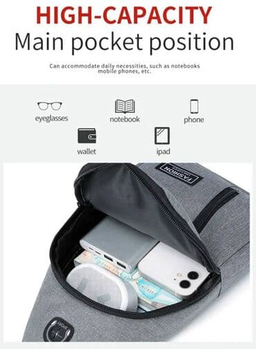 mcm ranac: Nova mala siva torba. Napravljena od najlona da traje i da izdrži — 5