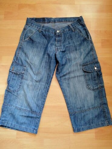 trake za kosu h m: Kratke pantalone texas vel M. Obim struka 76 cm, obim bokova 116 cm — 1