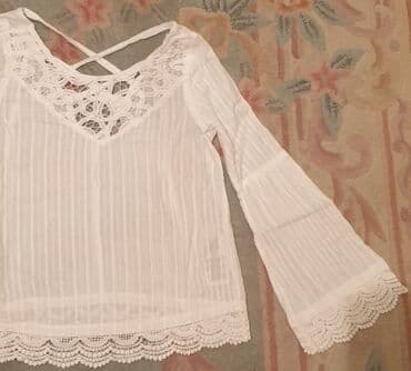 providne bluze od tila: Guess, S (EU 36), bоја - Bela — 1